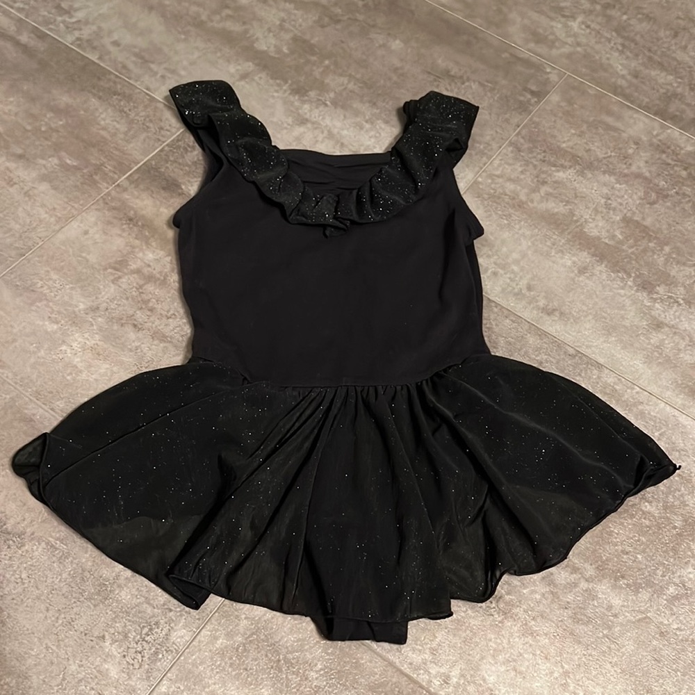 Black dance leotard